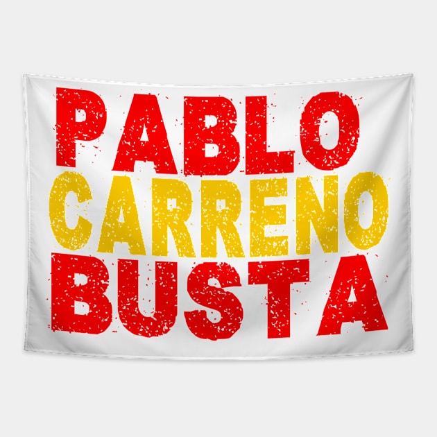 TENNIS PLAYERS - PABLO CARRENO BUSTA Tapestry by King Chris