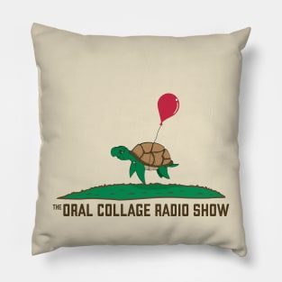 California Dreamin' - Black | Oral Collage Radio Show Pillow