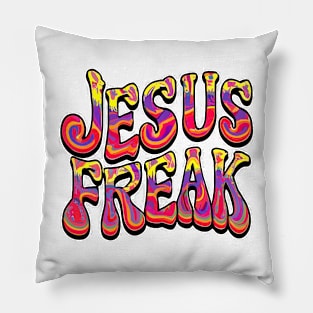 Jesus Freak - 60's Retro Design Pillow