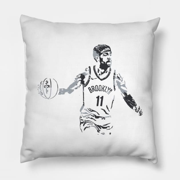 kyrie irving Pillow by sepuloh