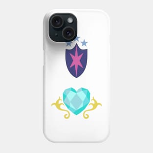 My little Pony - Shining Armor + Princess Cadence Cutie Mark V2 Phone Case