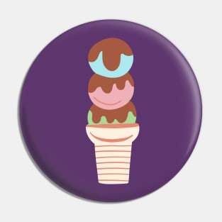 Three Scoops Pin