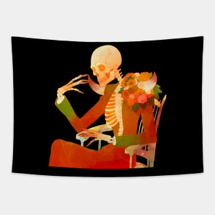 A dapper skeleton Tapestry