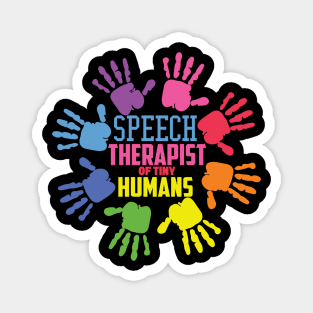 Speech Therapist Vintage Retro SLP Magnet