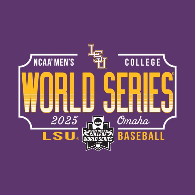 LSU Tigers MCWS 2025 College World Series Baseball