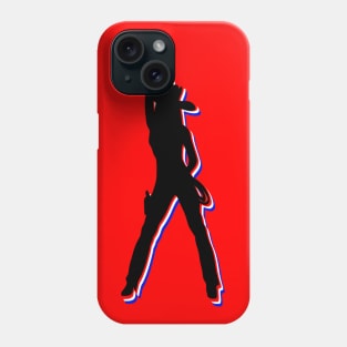 Red White & Blue Cowgirl silhouette Phone Case