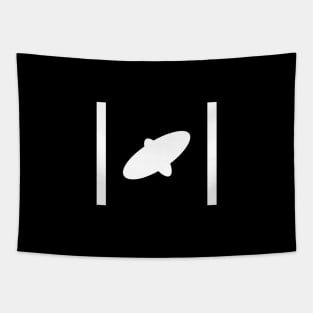 GIMBAL UFO / UAP Graphic (White) Tapestry