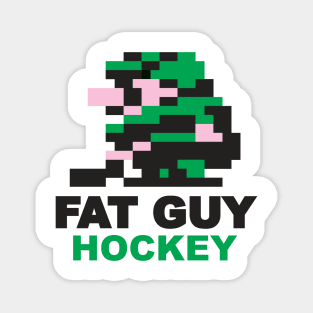 Fat Guy Hockey Magnet