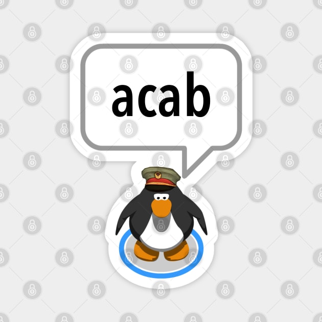 ACAB - Club Penguin Magnet by Football from the Left