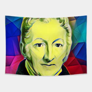 Thomas Robert Malthus Colourful Portrait | Thomas Robert Malthus Artwork 7 Tapestry