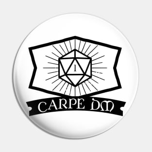 Carpe DM D20 Dice RPG Pin