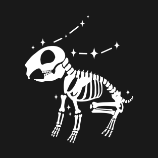 rabbit skeleton (no outline) T-Shirt