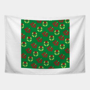 hawaii christmas aloha print mele kalikimaka pattern Tapestry