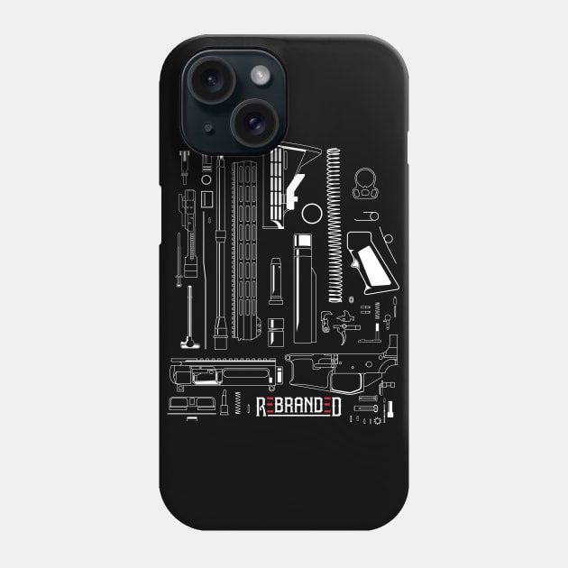 Rebranded AR15 Parts Phone Case by Rebranded_Customs