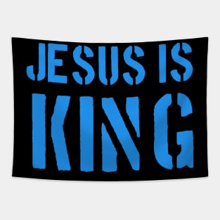 Jesus Is King - Christian Faith Tapestry