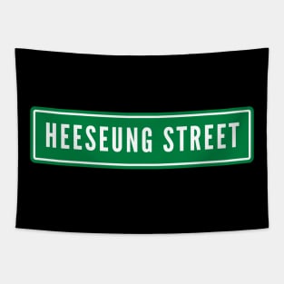 Heeseung Street Sign ENHYPEN Tapestry