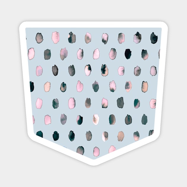 Pocket - PALETTE DOTS SOFT PASTEL Magnet by ninoladesign