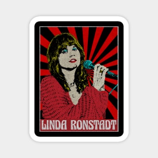 Linda Ronstadt 80s Pop Art Fan Art Magnet