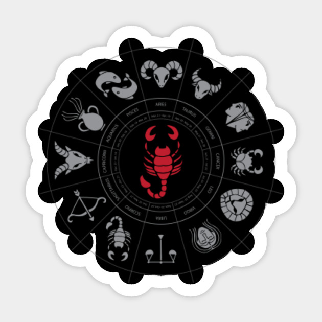 scorpio zodiac scorpio zodiac sticker teepublic