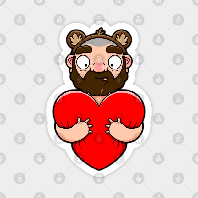 Bear Hug Magnet by LoveBurty