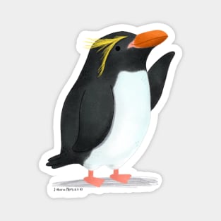 Macaroni Penguin Magnet