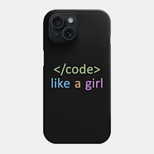 Coding Girl Phone Case