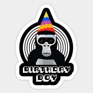 Cool Gorilla Tag Birthday Boy Png, VR Gamer For Kids Teens Png, PNG High  Quality, PNG - Crella