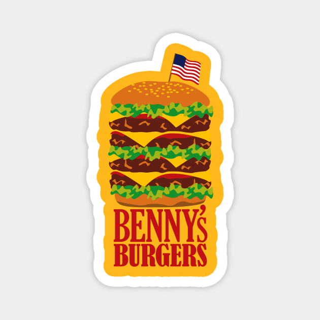 Benny's Burgers from Stranger Things Magnet by ToddPierce