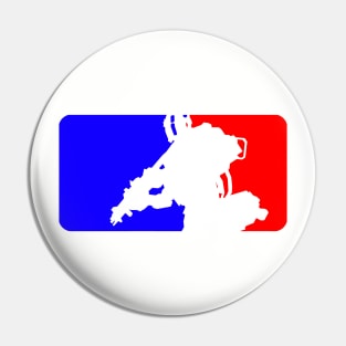 Shoot the Runner-Major League Titanfall 2 (Blue, White, Red) Pin