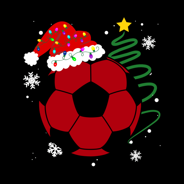 Buffalo Red Plaid Soccer Ball Christmas Sport Xmas Pajama by Sincu
