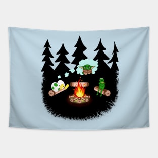 Scary Campfire Stories Tapestry