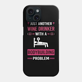 Wine Drinker Bodybuilding Bodybuilder Phone Case