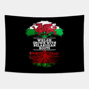 Welsh Grown With Belarusian Roots - Gift for Belarusian With Roots From Belarusian Tapestry