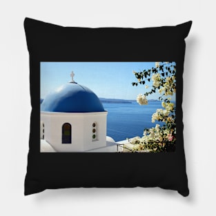 Oia, Santorini, Greece Pillow