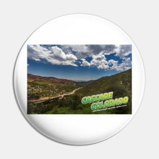 Cascade Colorado from Pikes Peak Highway Pin
