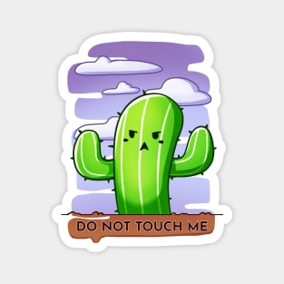 Grumpy Cactus Magnet