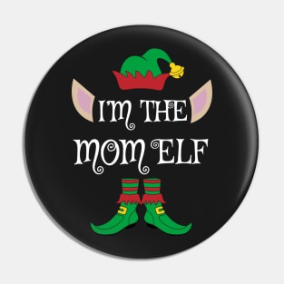 I'm The Mom Christmas Elf Pin