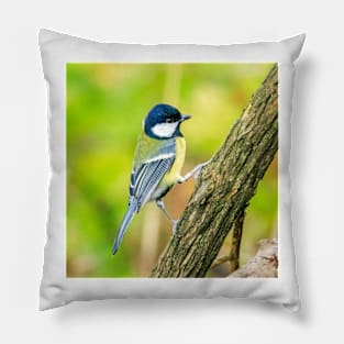 Great tit in the UK Pillow