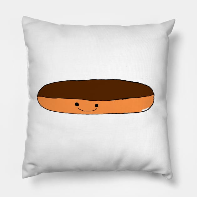 Cute Chocolate Eclair Pillow by jhsells98