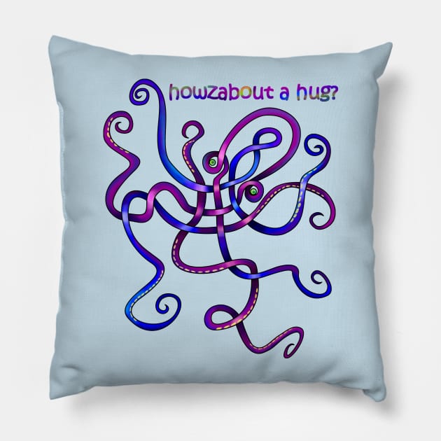 Cuddly Octopus Pillow by KnotYourWorld4