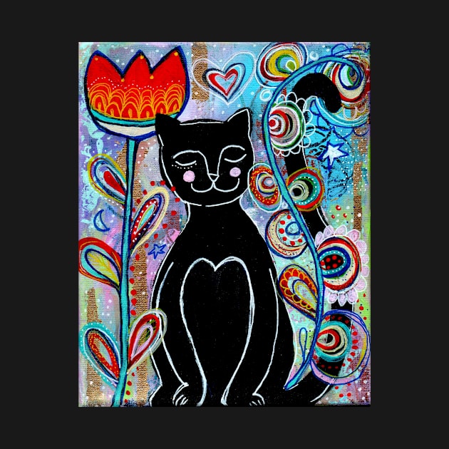 Black Cat Garden by gaea