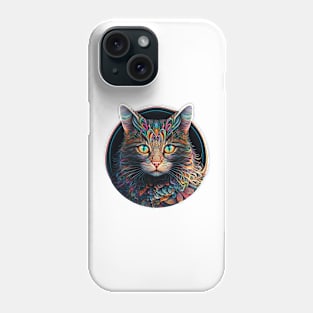 Mandala cat Phone Case