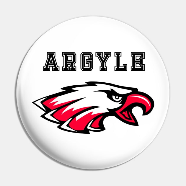 Argyle Eagles Pin by PSdesigns