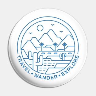 Travel Wander Explore 1 Pin