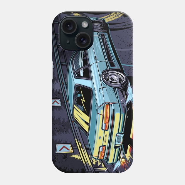 Silvia s13 touge drift Phone Case by racingfactory