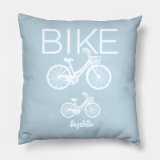 Bike, Bicyclette Pillow