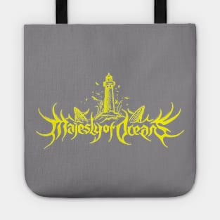 Majesty of Oceans Yellow Logo Art Tote