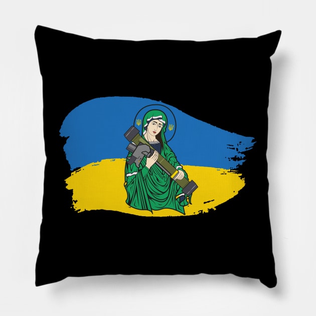 saint javelin Pillow by Myartstor 