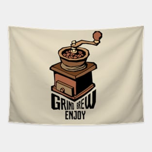 Grind, brew, enjoy: Coffee Tapestry