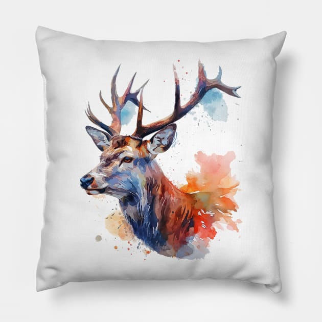 deer Pillow by dorapeterx